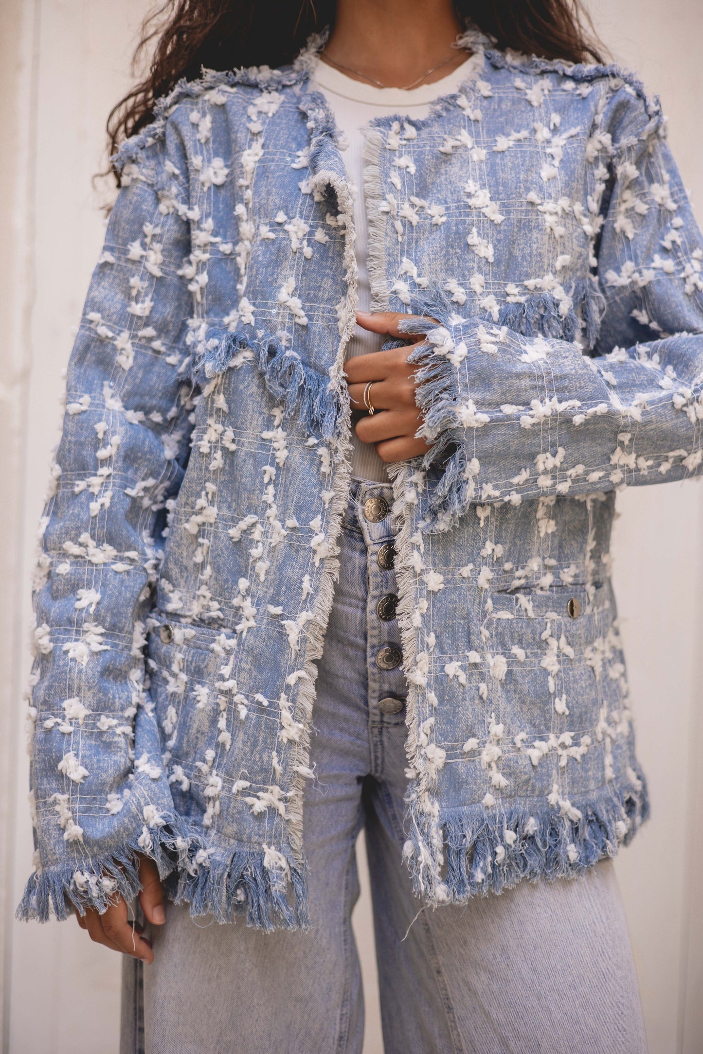 Skyline fringe jacket