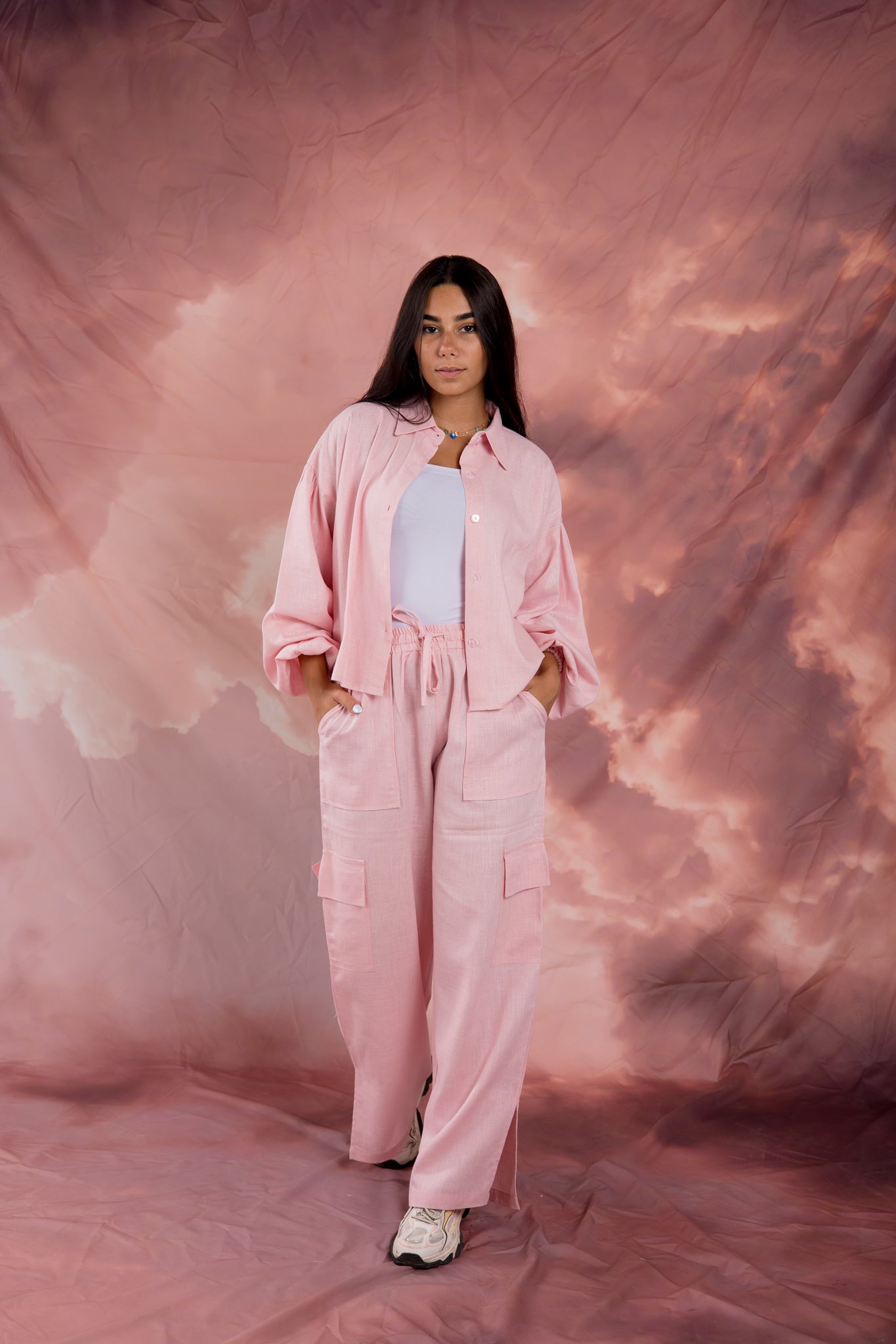 Cargo set in pink