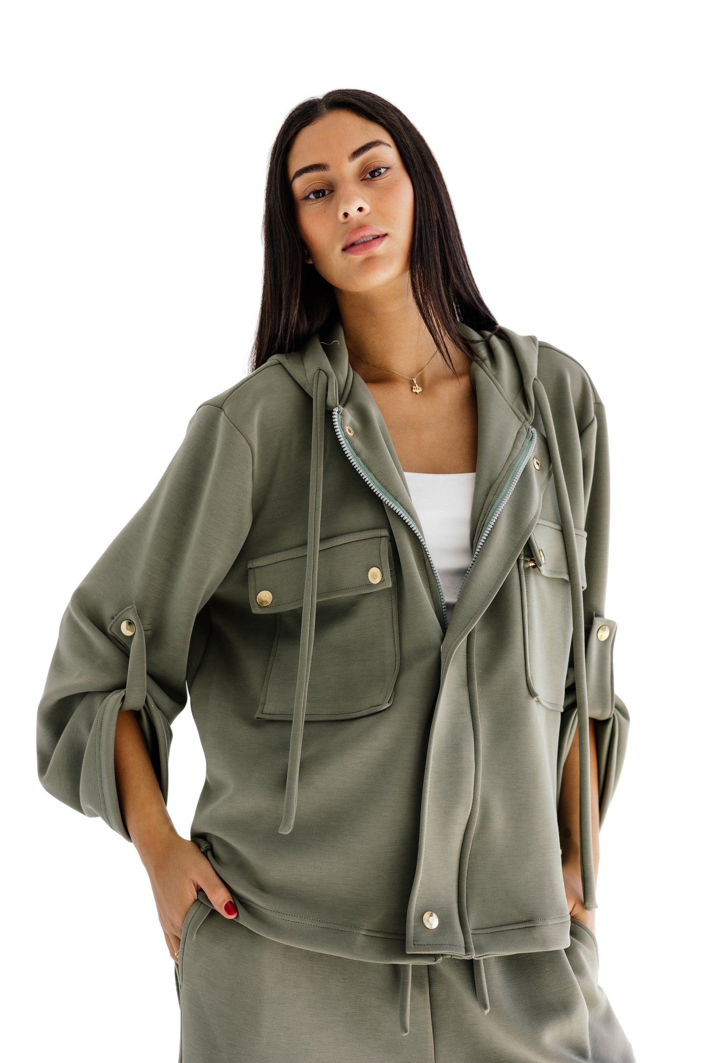 Goldline Utility set in Olive