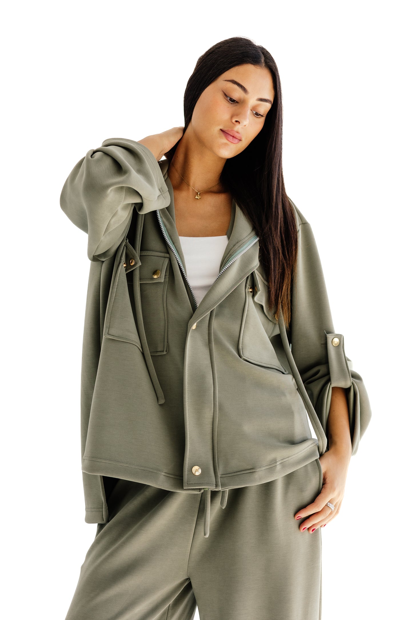 Goldline Utility set in Olive