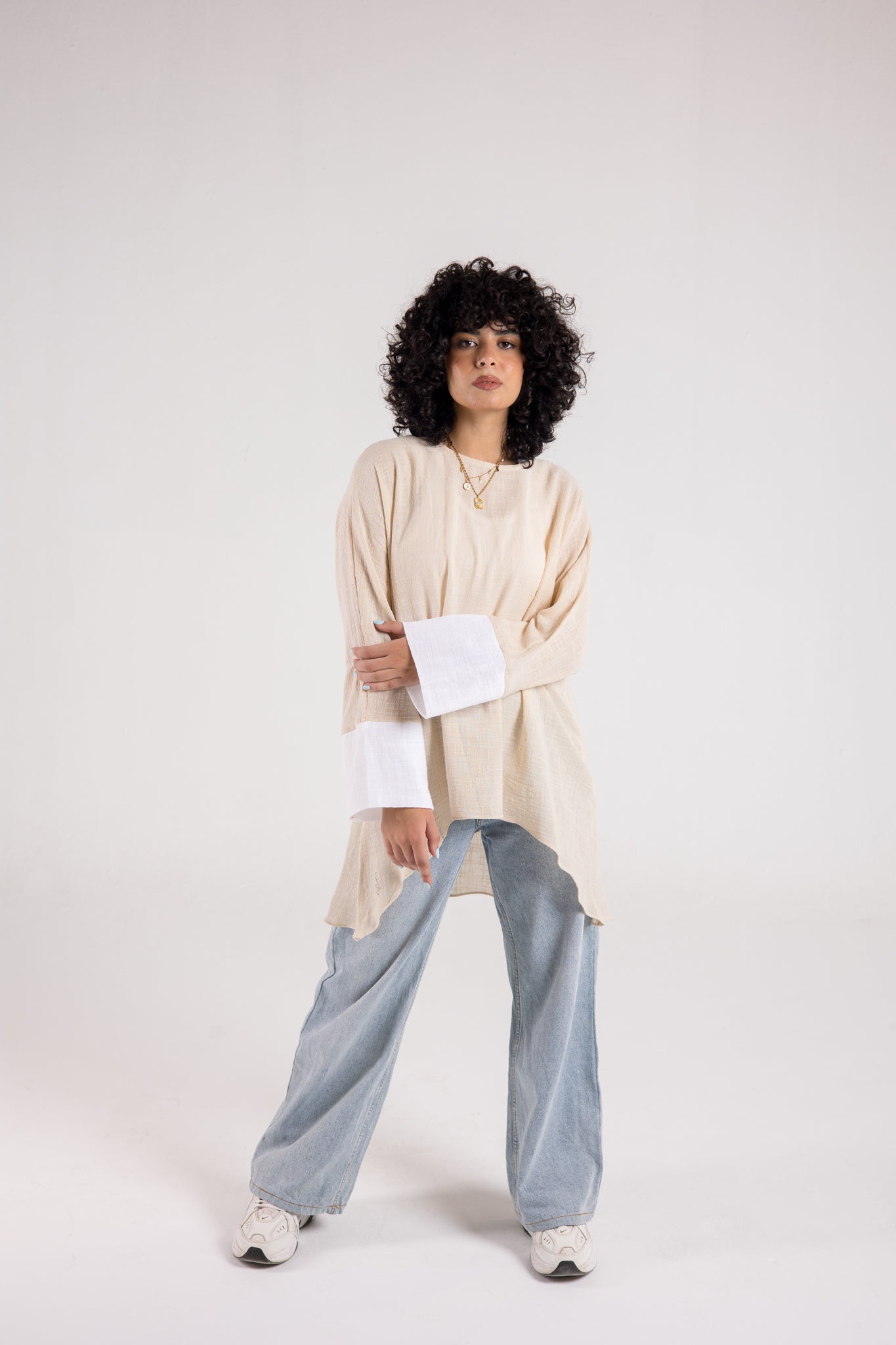 Put me on shirt in beige