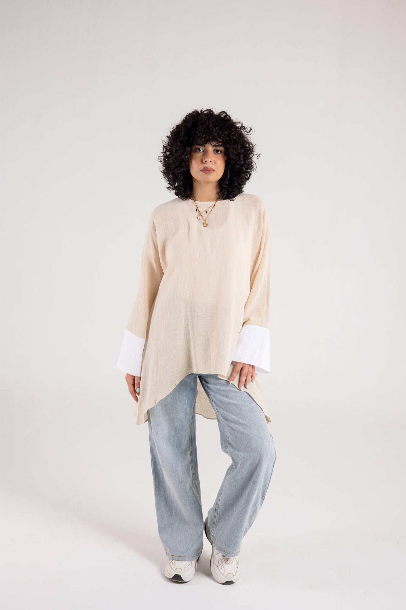 Put me on shirt in beige
