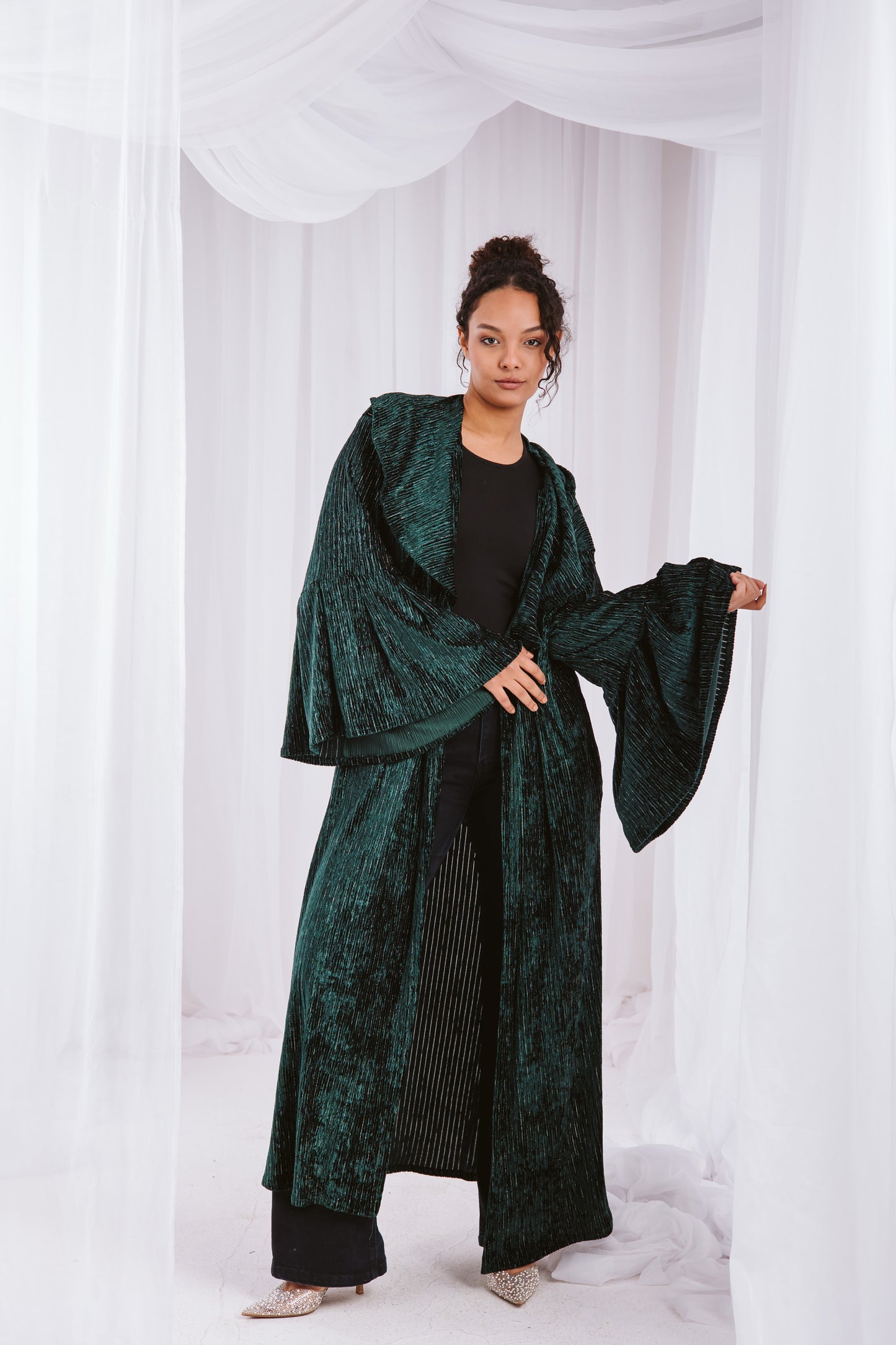 Urth kaftan in teal