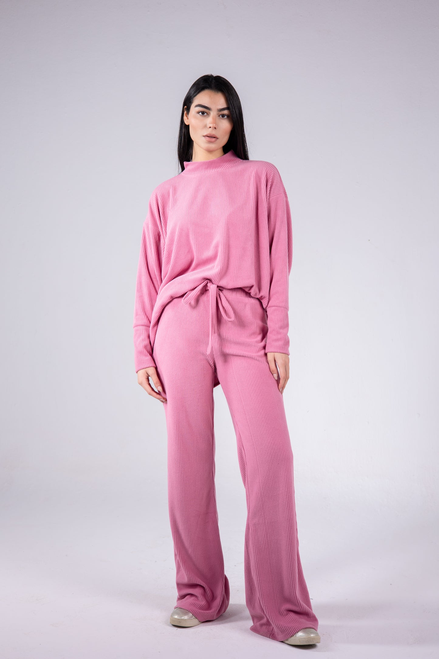 Velvet set in pink