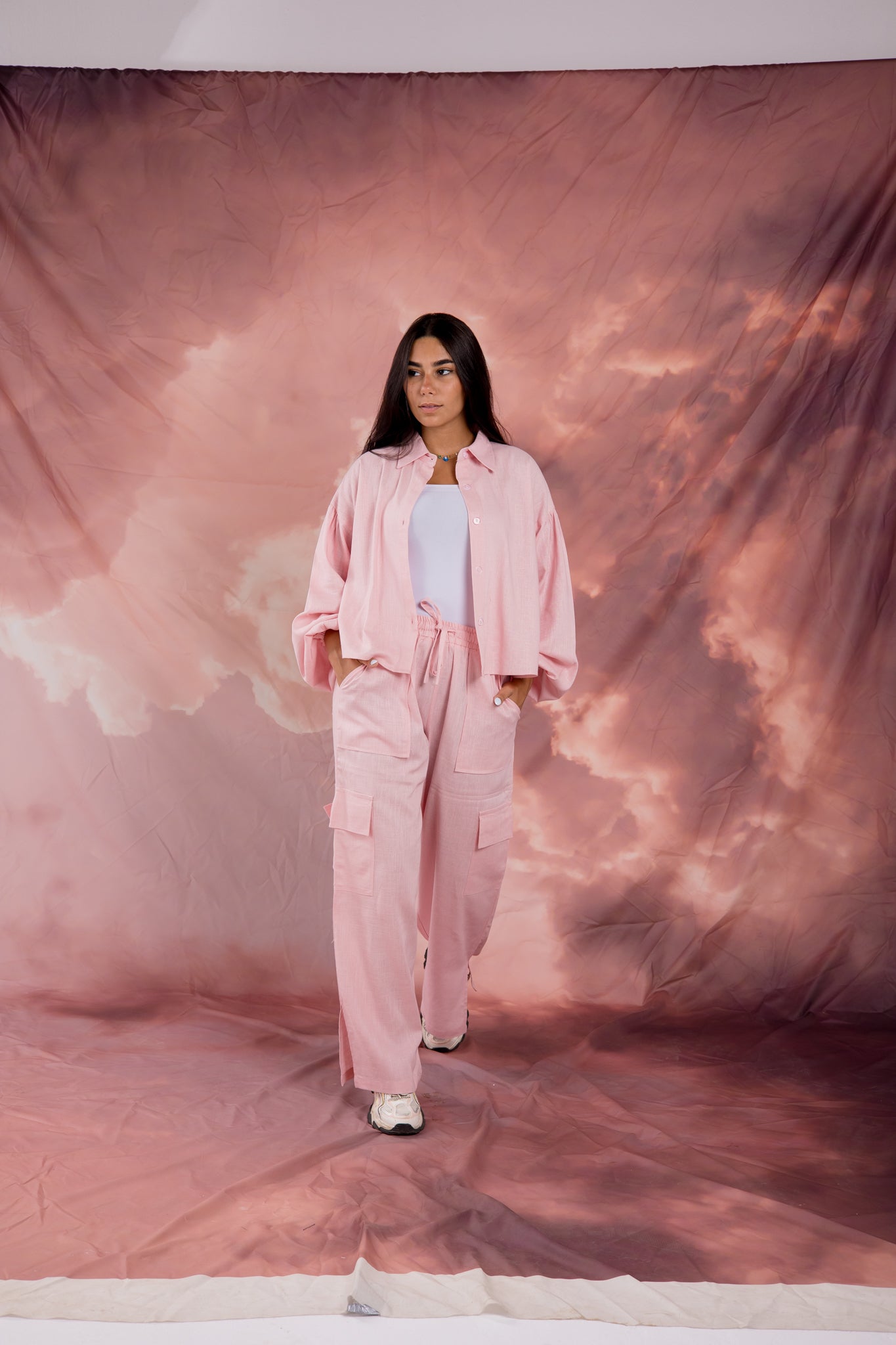 Cargo set in pink