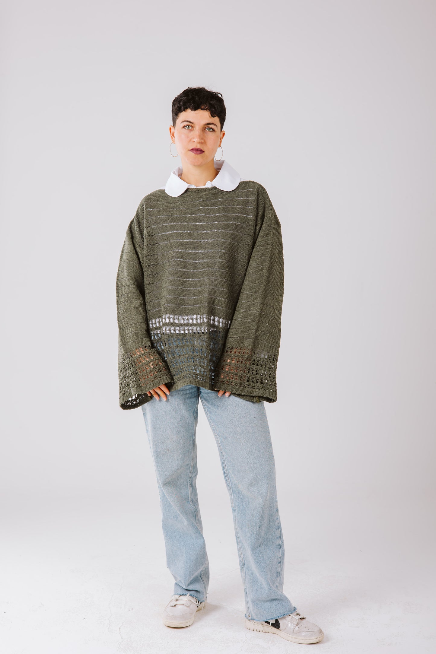 Lana knit top in olive