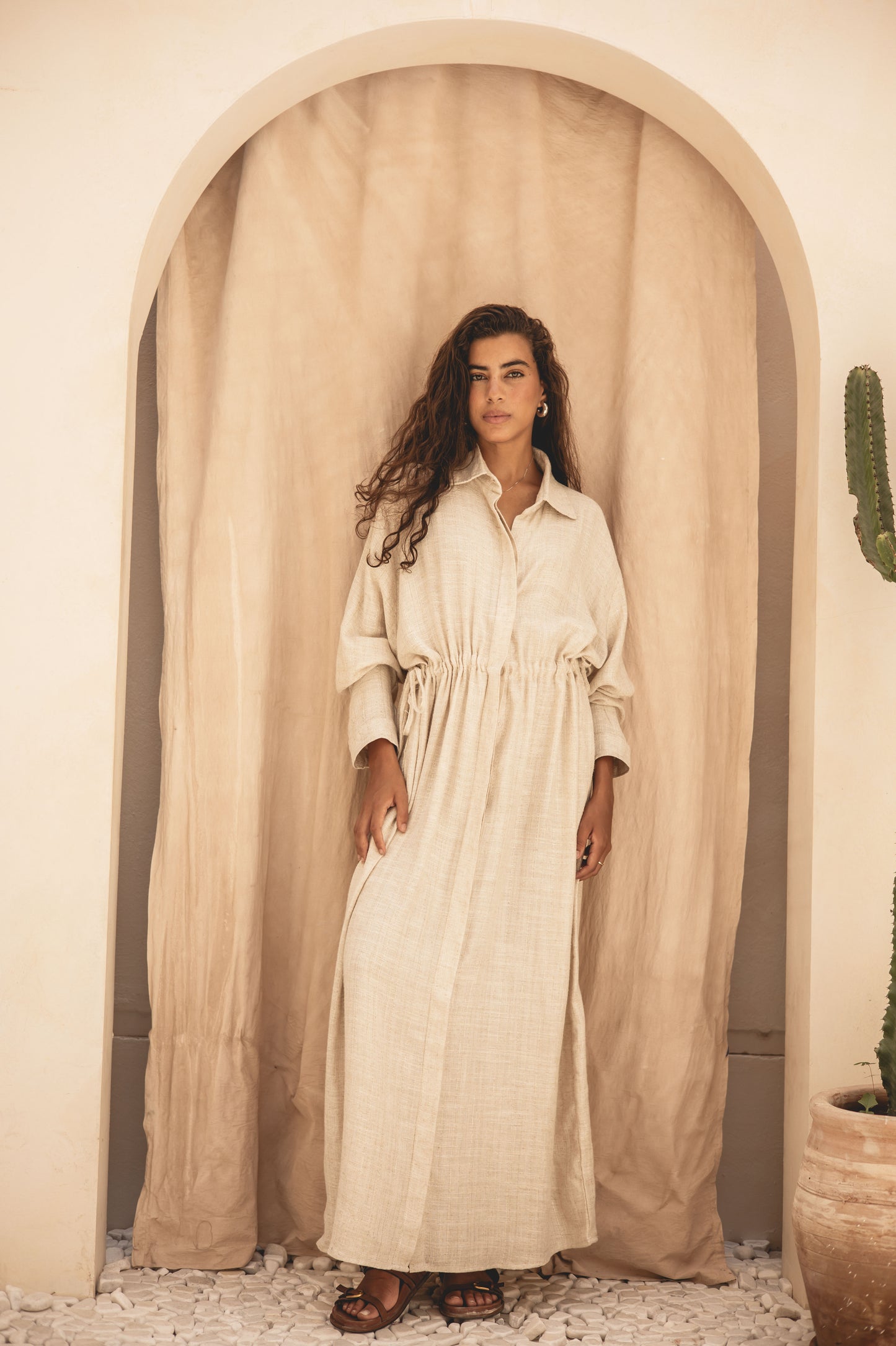 Shimmer sands dress