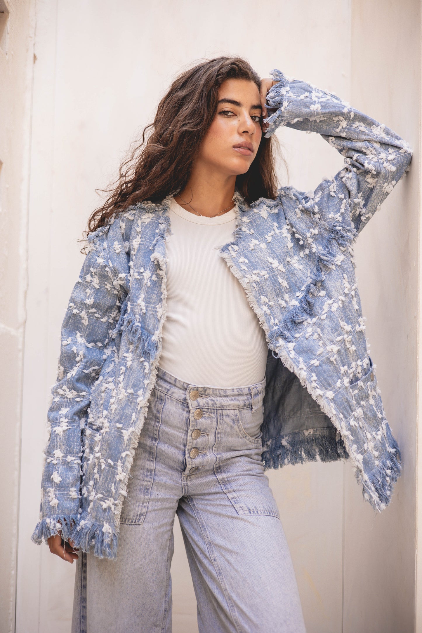 Skyline fringe jacket