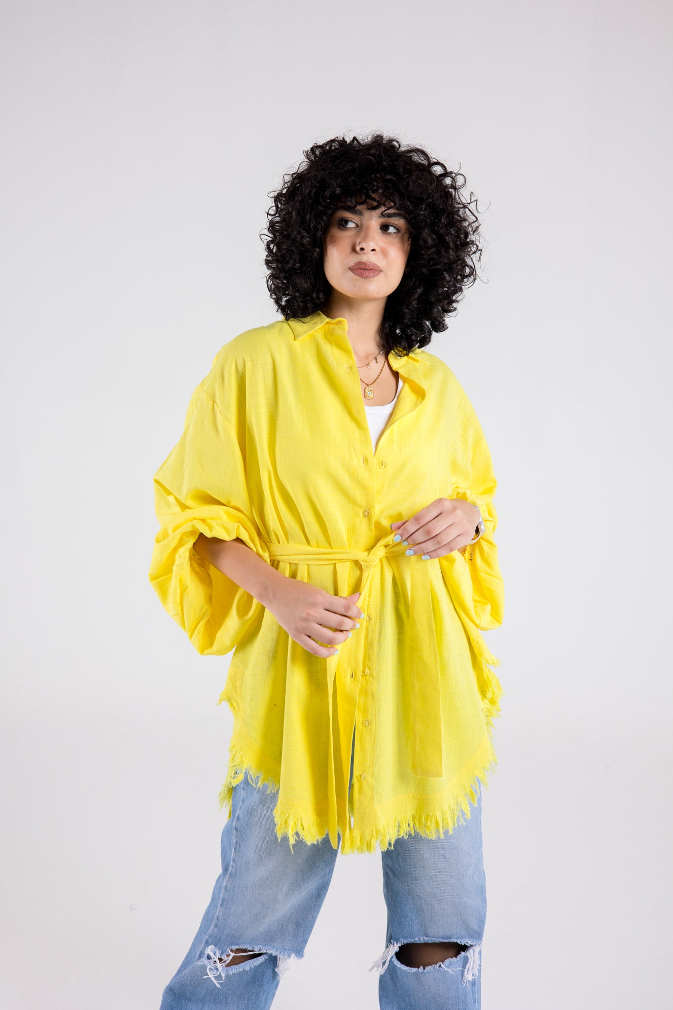 Kokta chemise in bright yellow