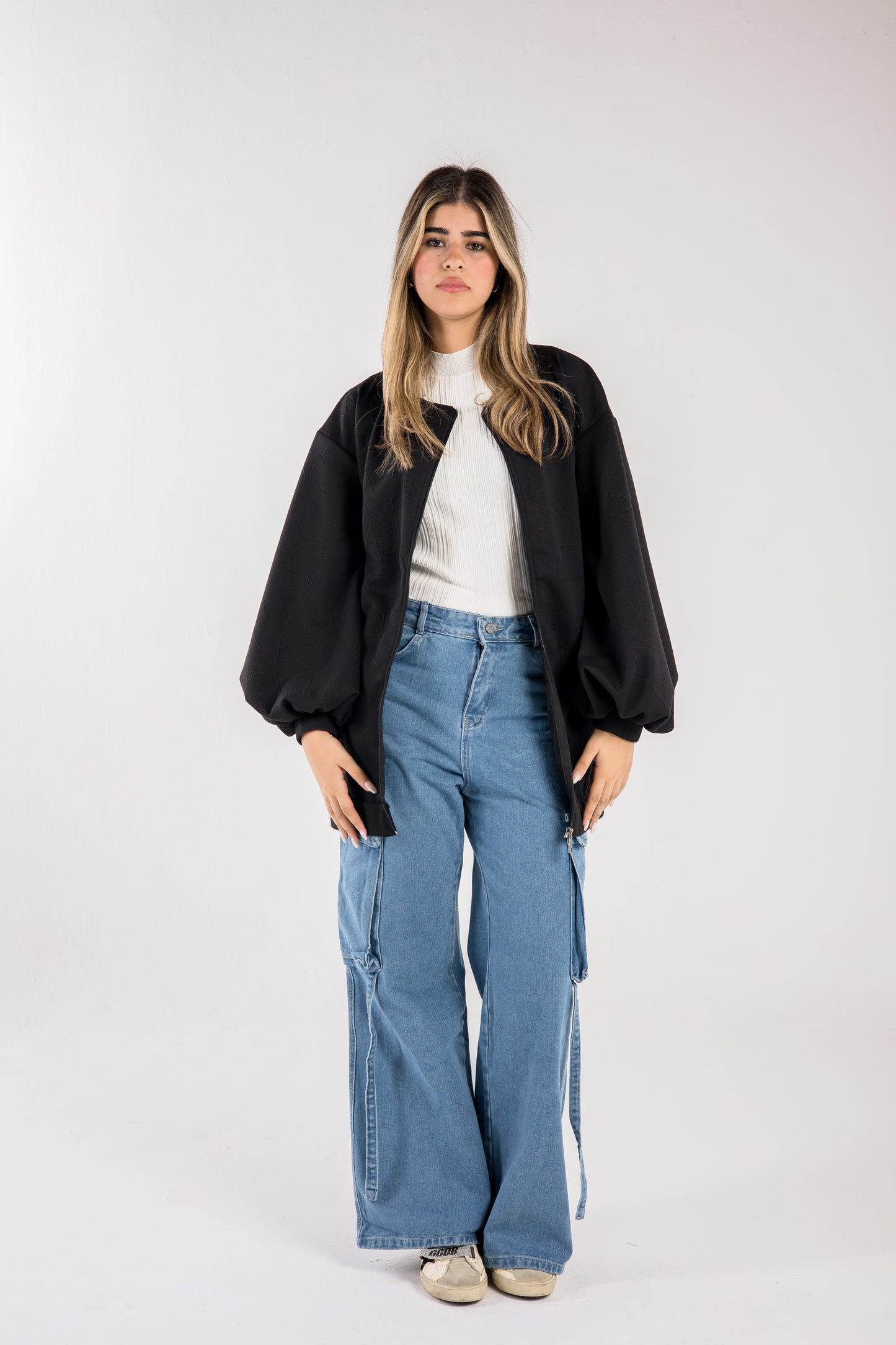 The pocket jacket in black