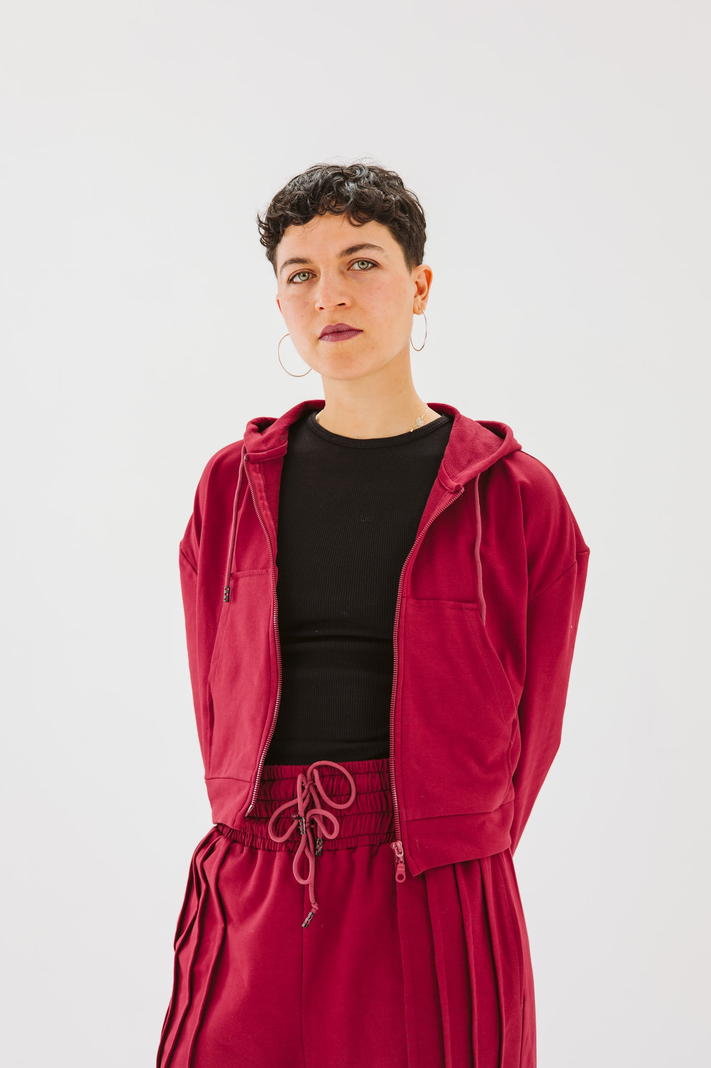 Tracksuit in maroon