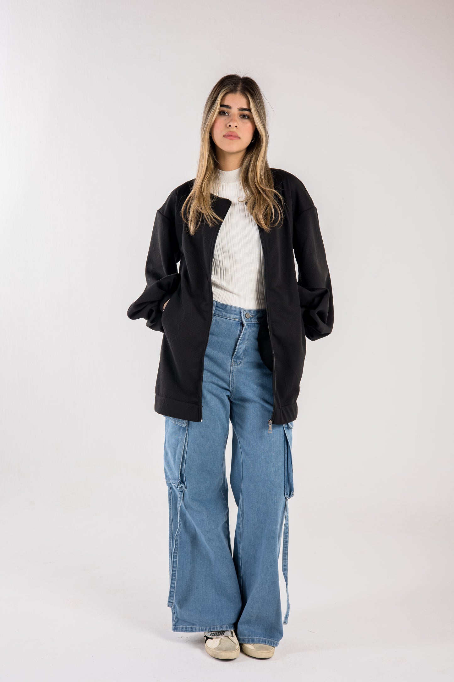The pocket jacket in black