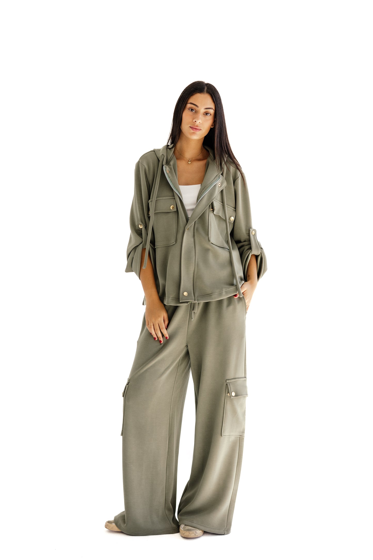Goldline Utility set in Olive