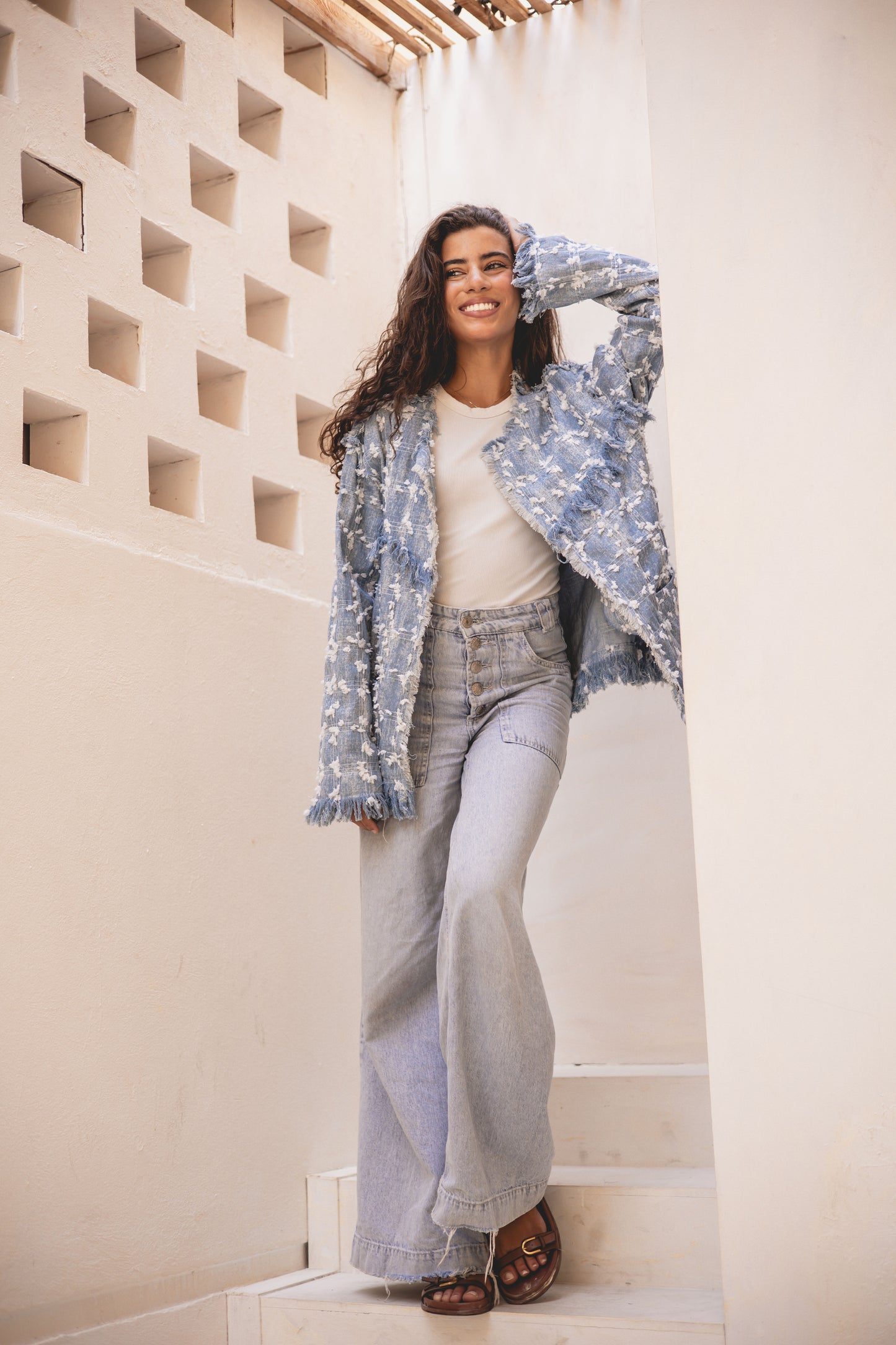 Skyline fringe jacket