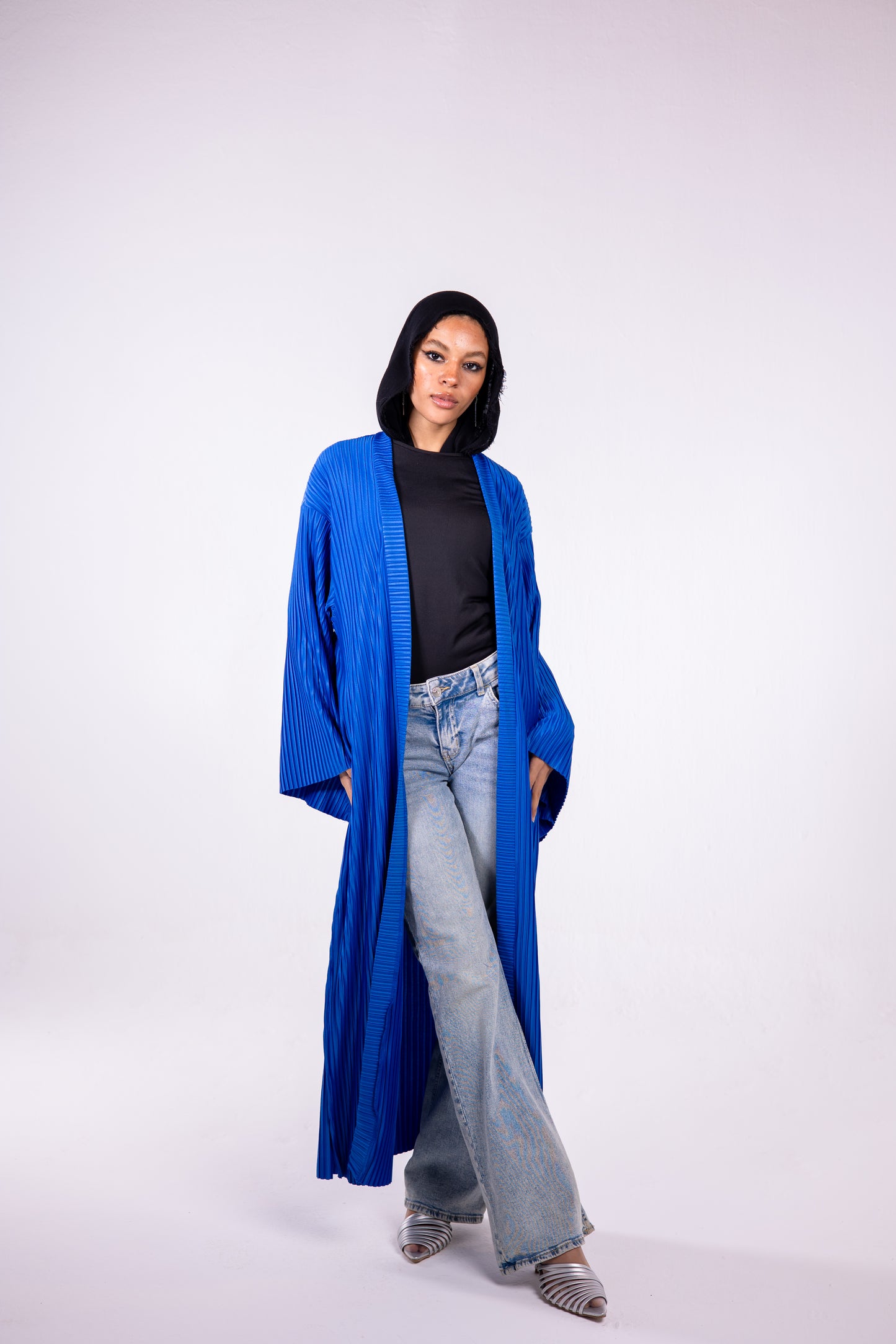 Dress me kimono in royal blue