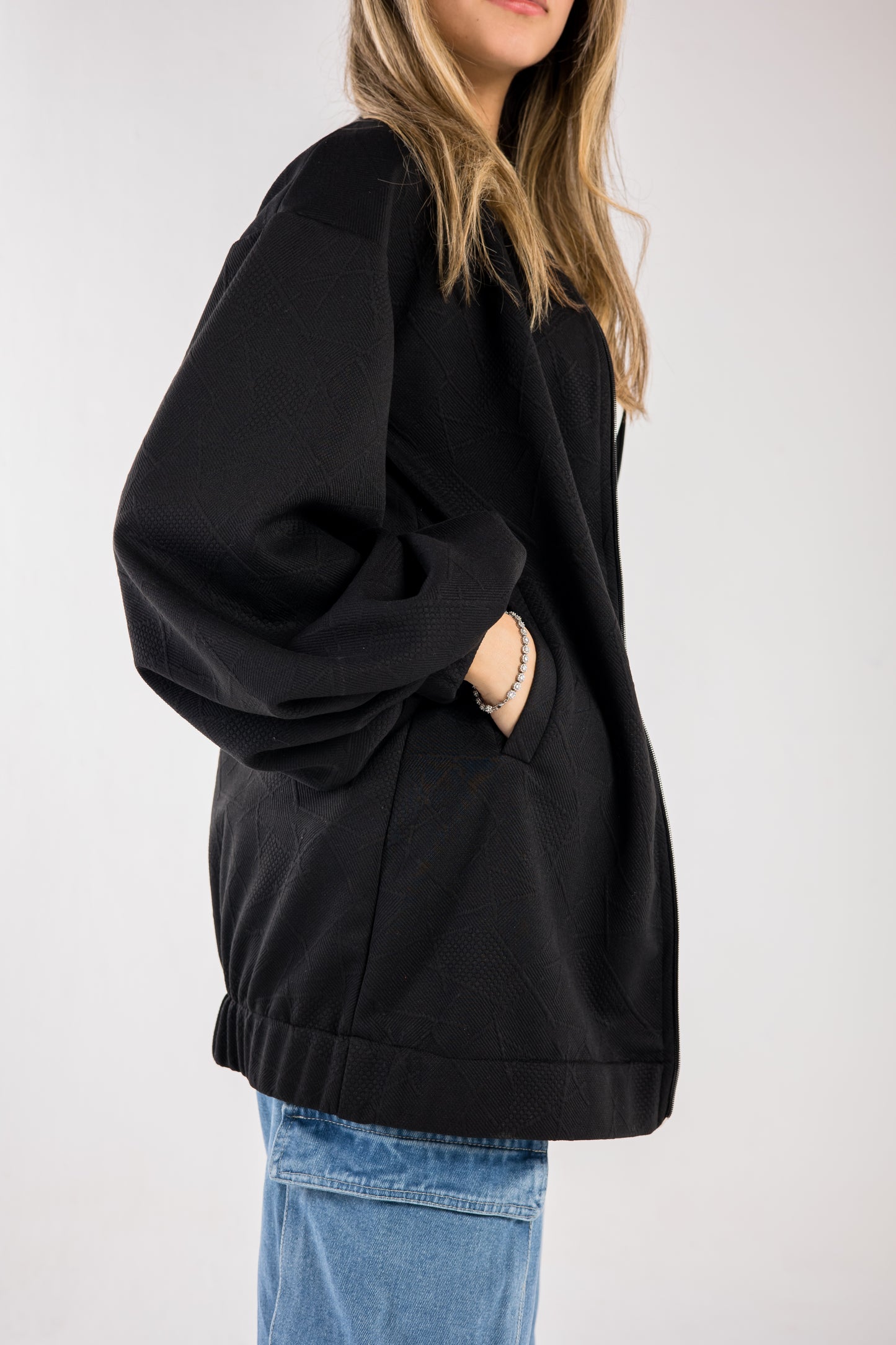 The pocket jacket in black