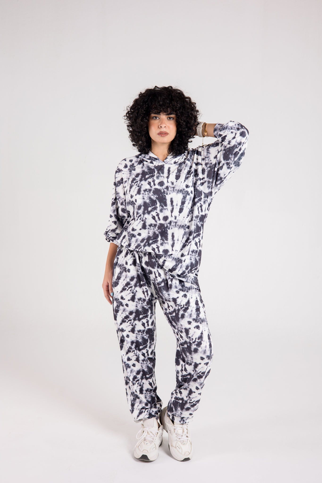 Black tye-dye set