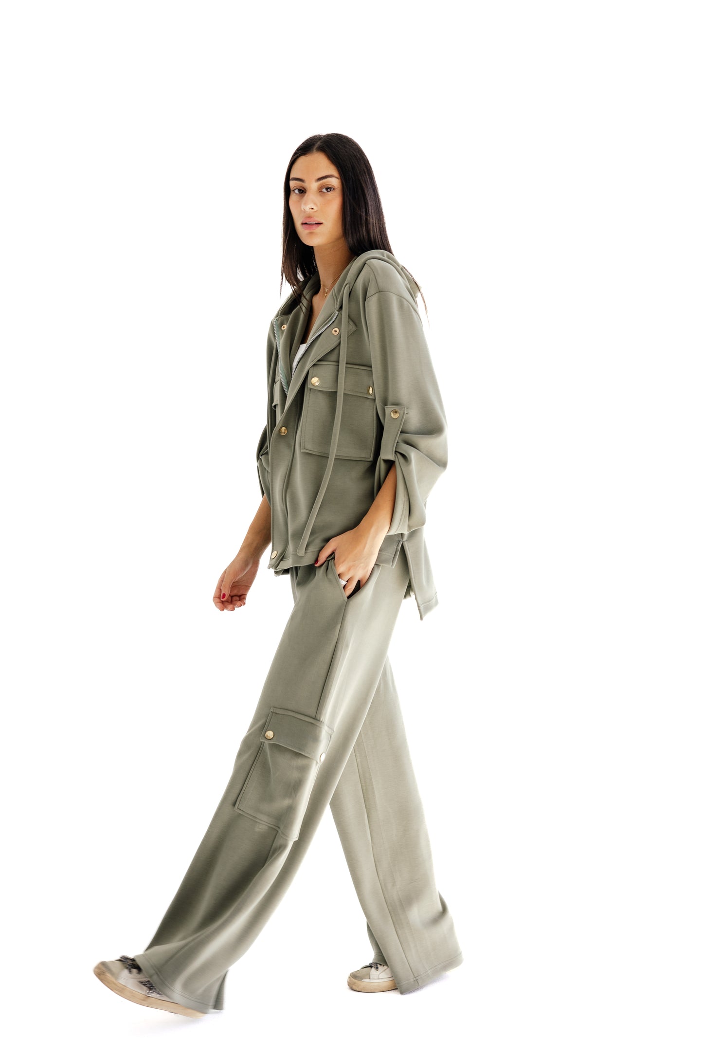 Goldline Utility set in Olive