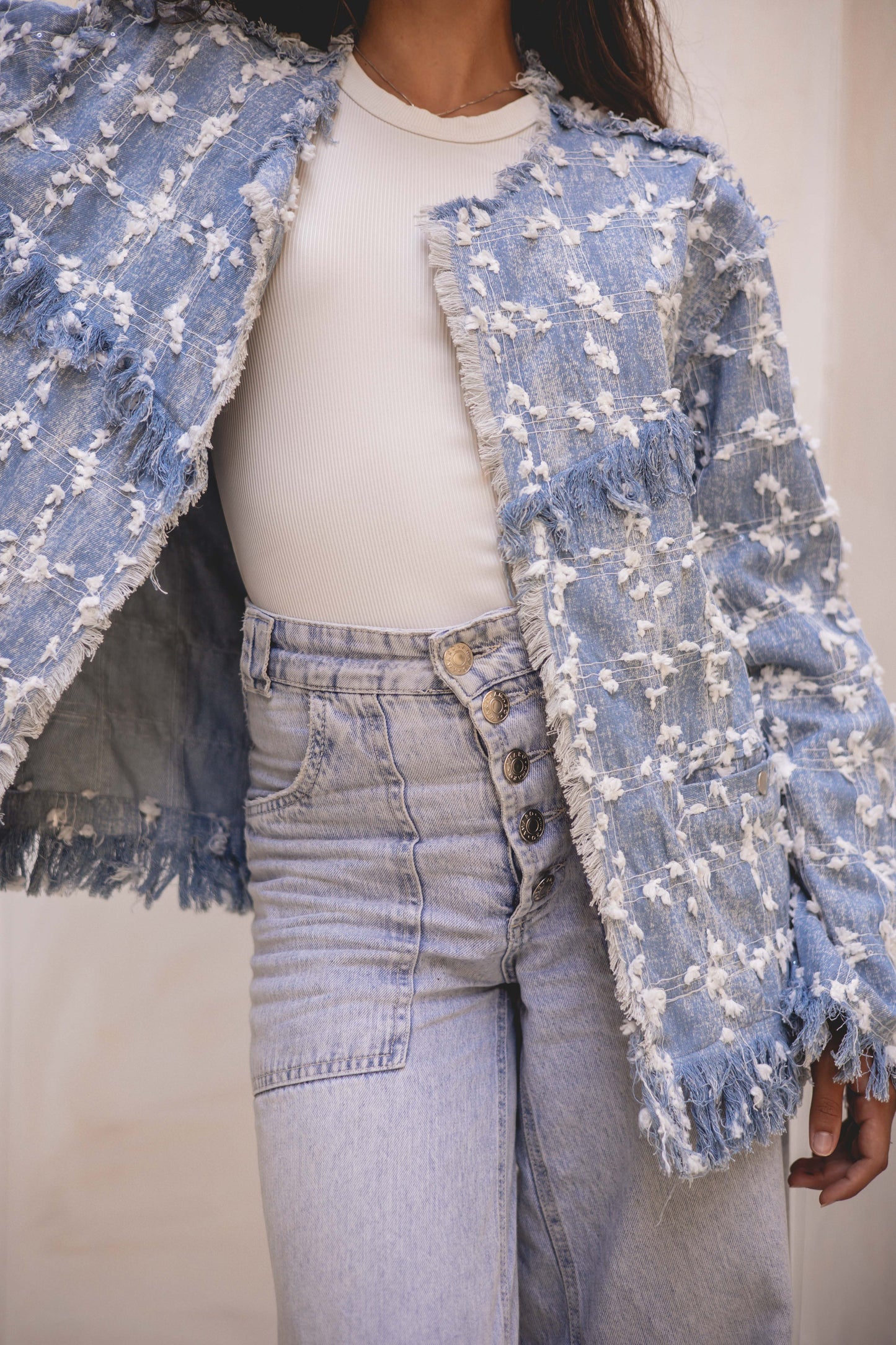 Skyline fringe jacket