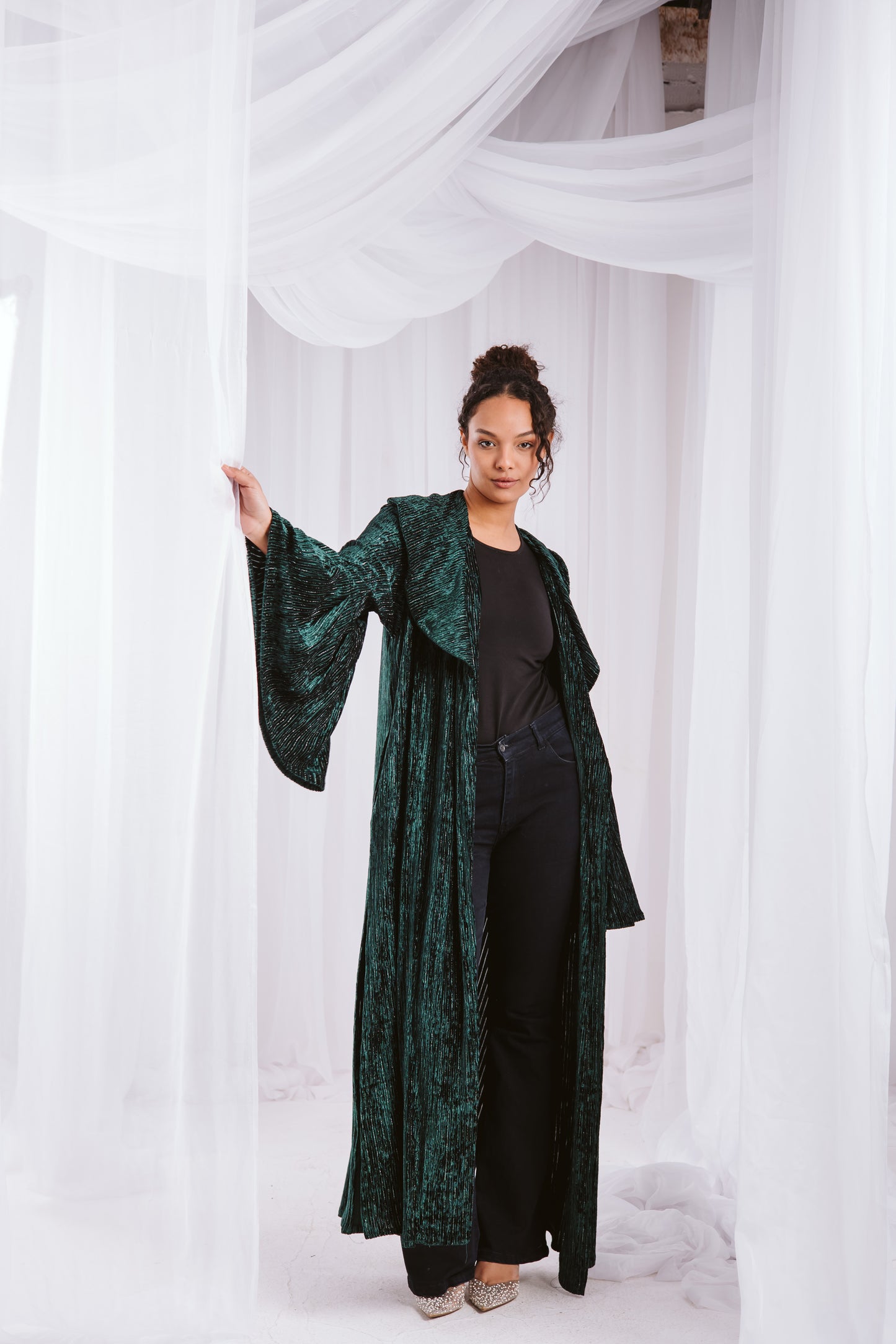 Urth kaftan in teal