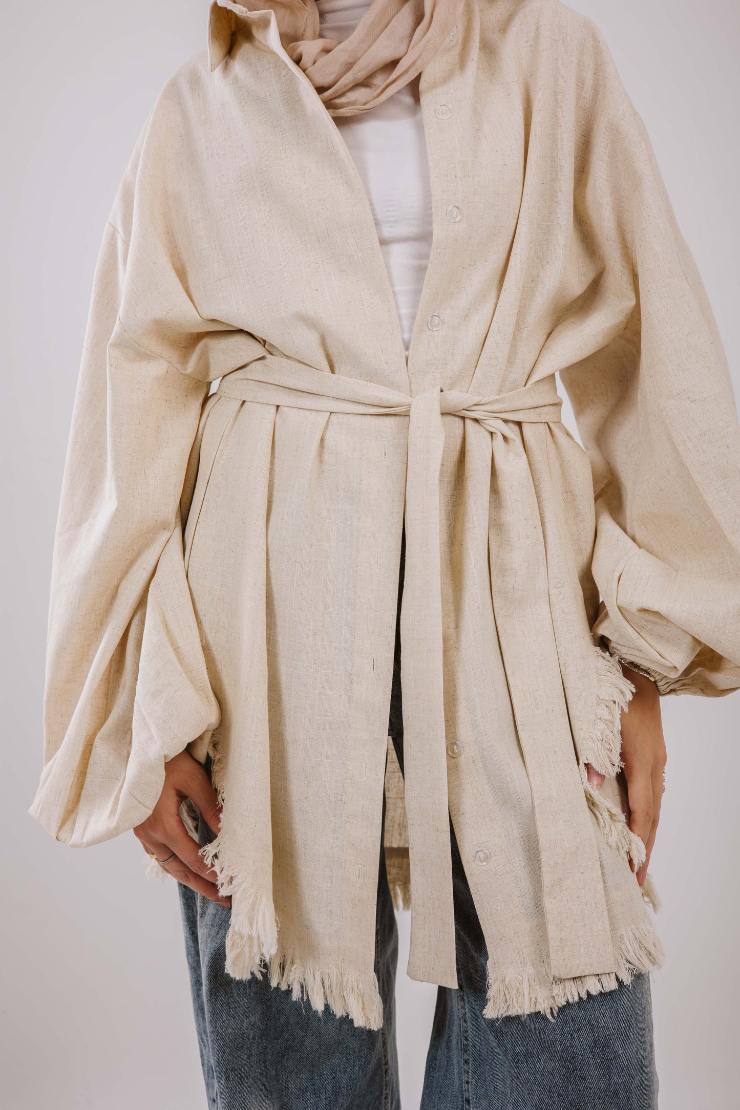 Kokta chemise in beige