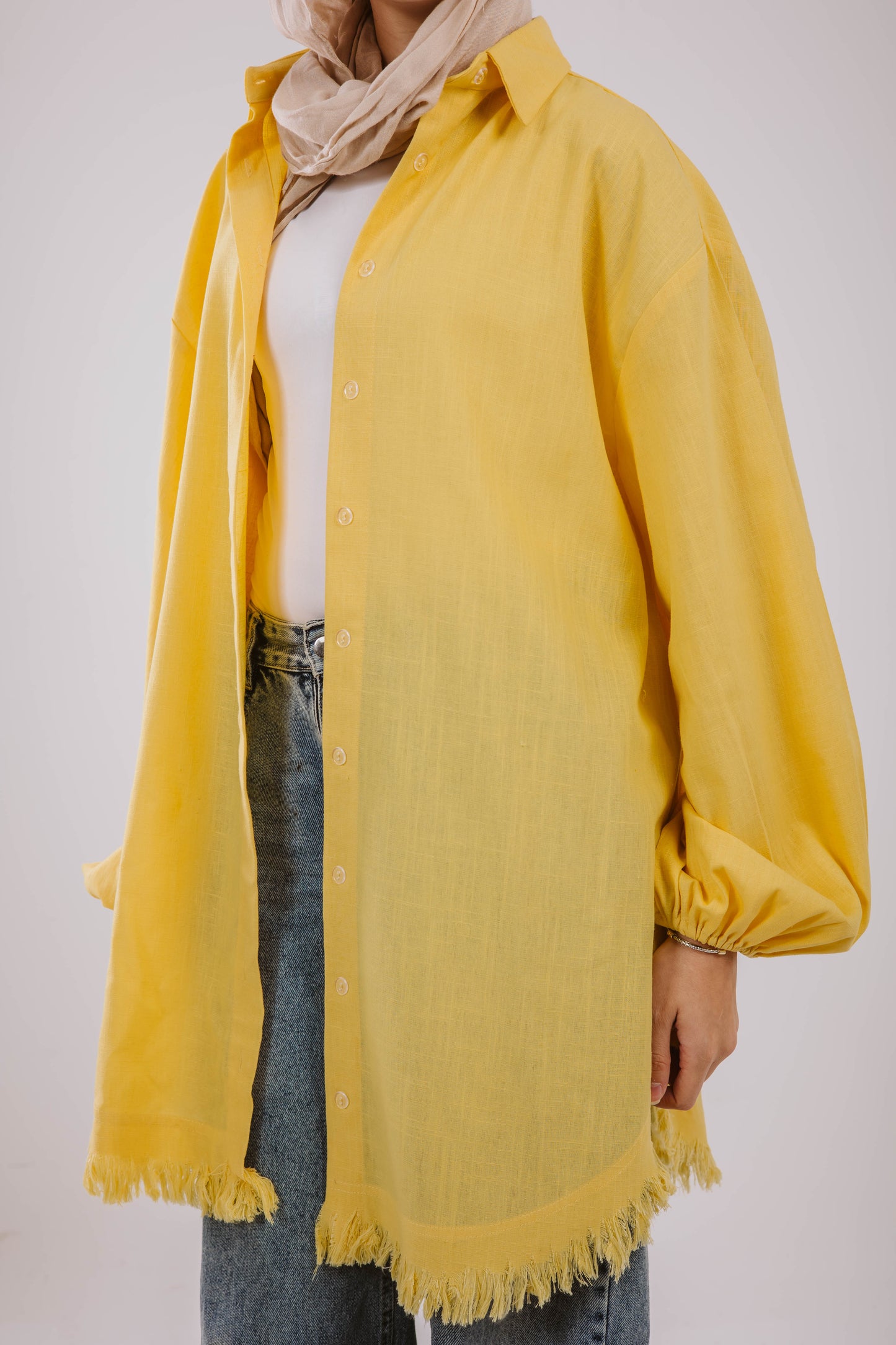 Kokta chemise in bright yellow
