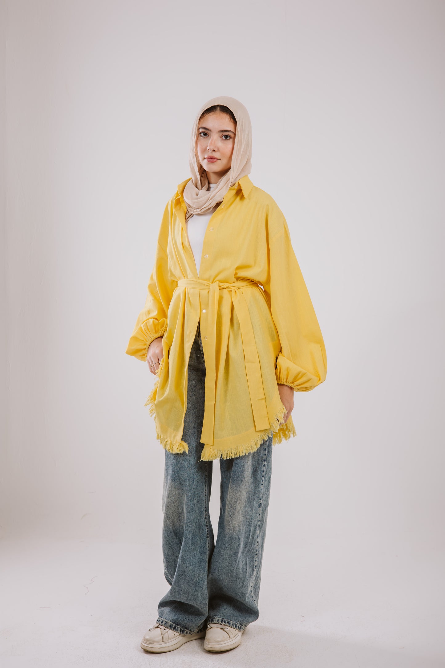 Kokta chemise in bright yellow