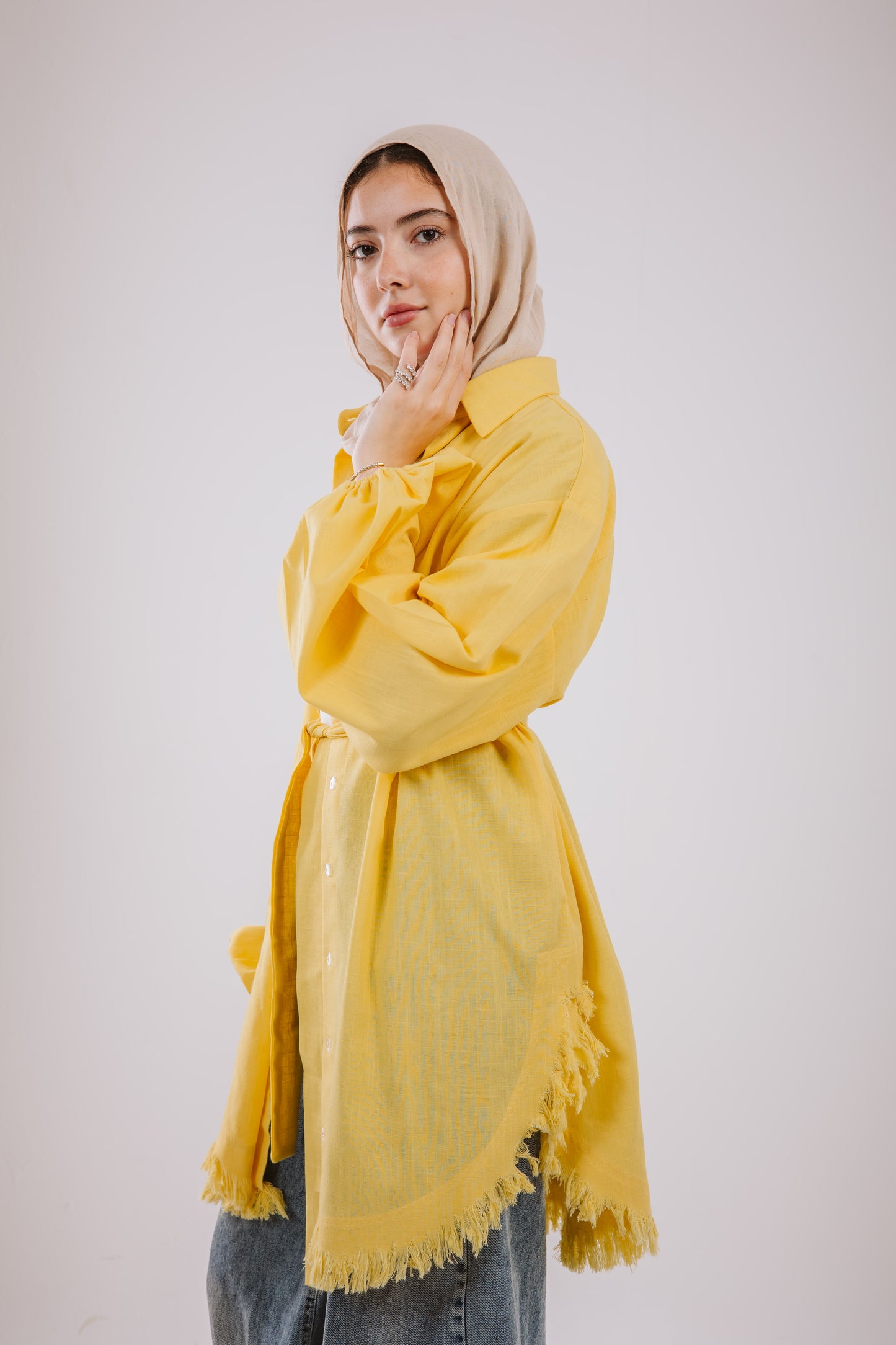 Kokta chemise in bright yellow