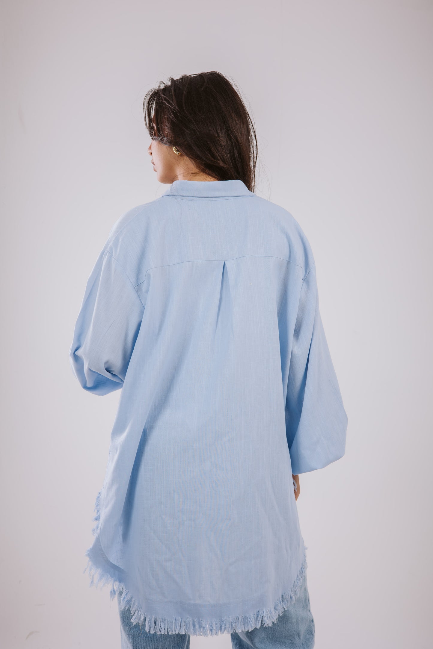 Kokta chemise in babyblue
