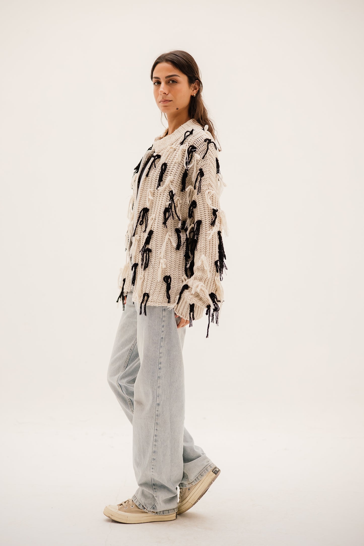 Knot & Loop jacket in Offwhite