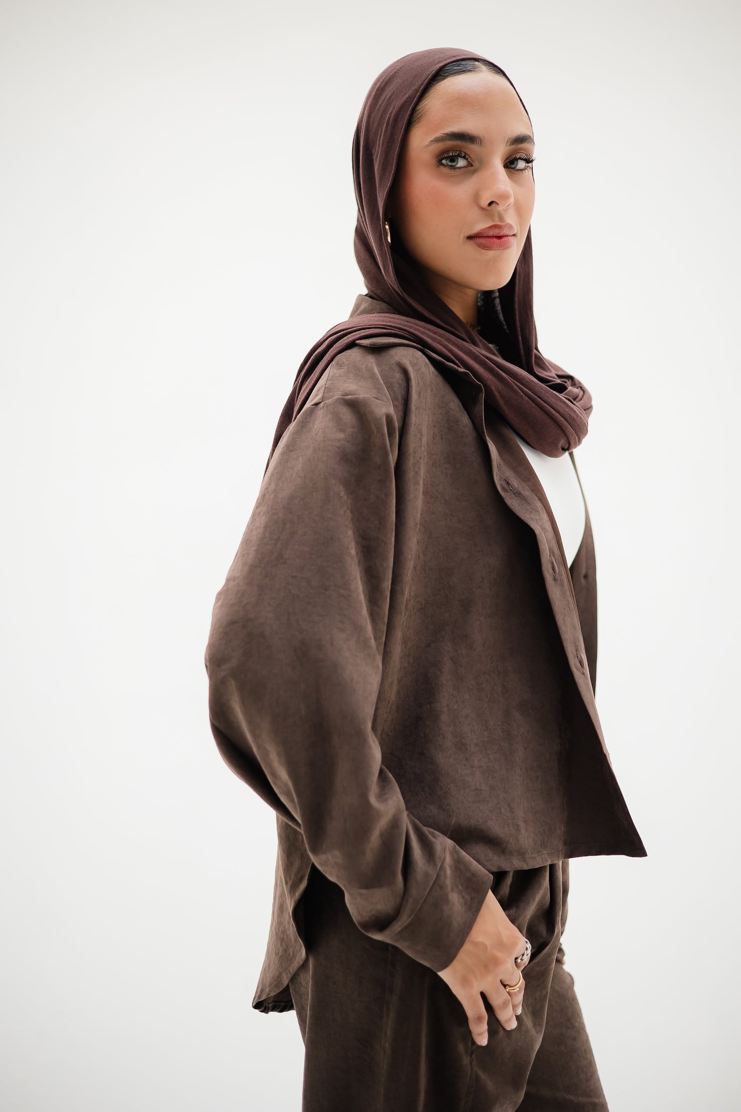 Soft Drape set in Brown