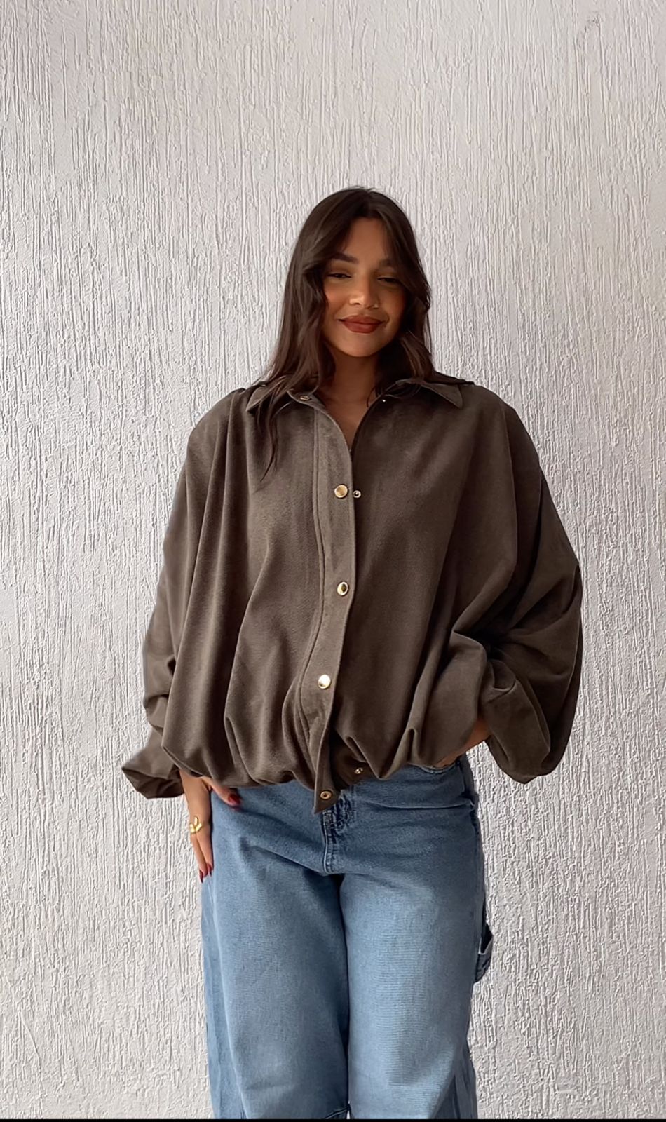 Balloon Jacket in Olive