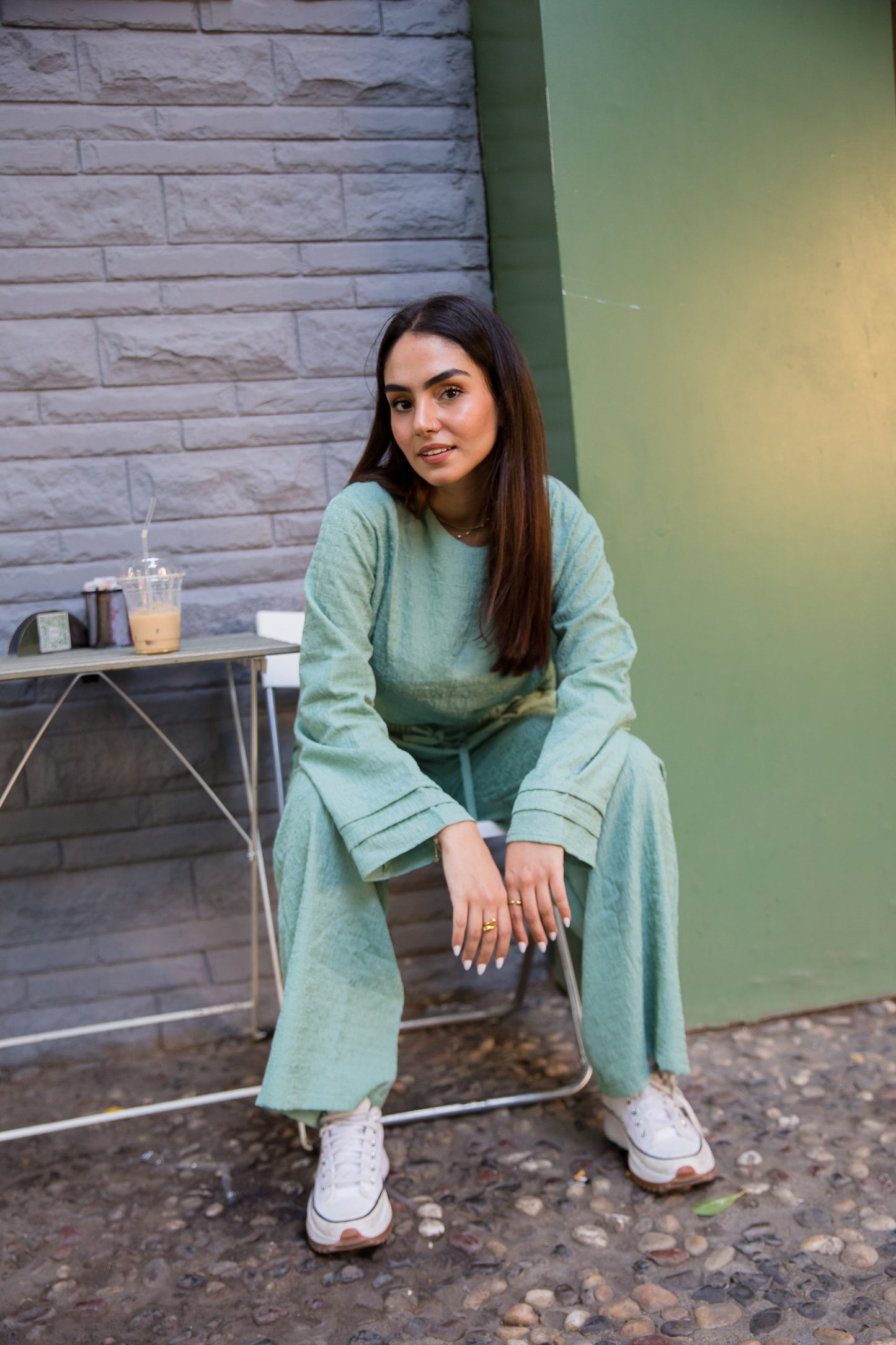 Easy to wear set in mint