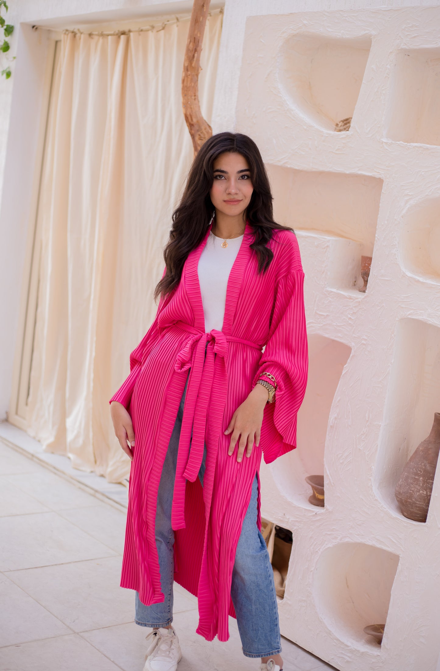 Dress me kimono in Fushia