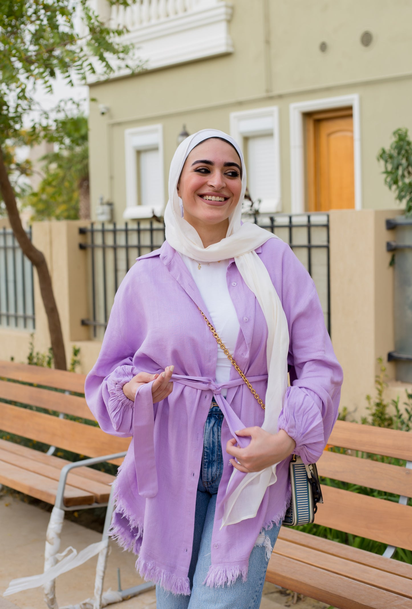 Kokta chemise in Lilac