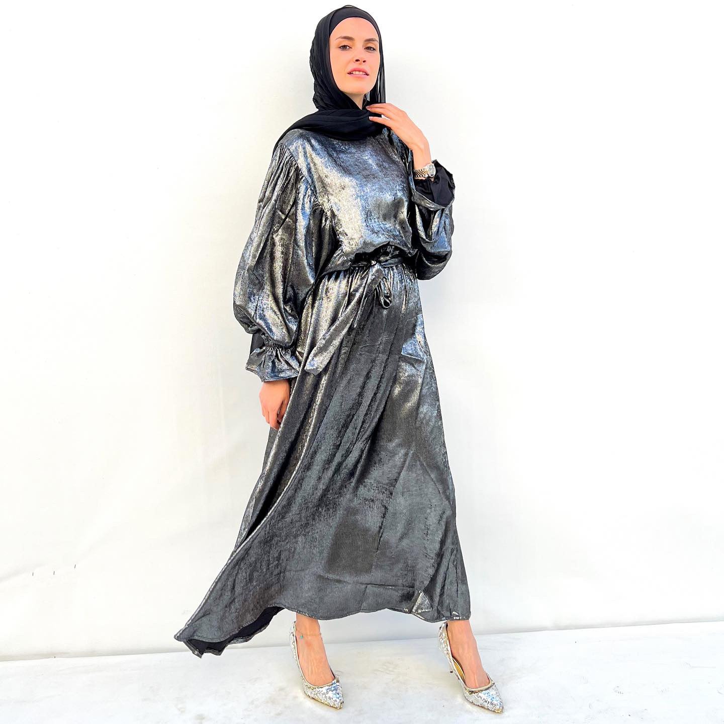 Black-Silver GOLIVA dress