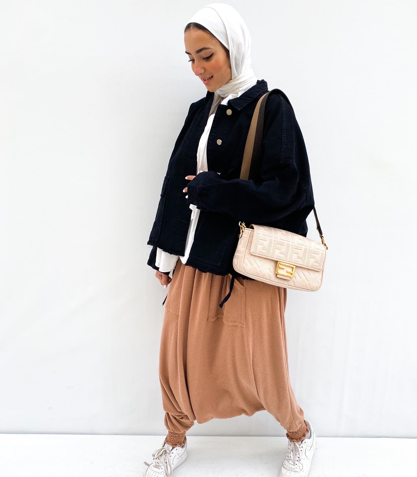 Camel Harem pants