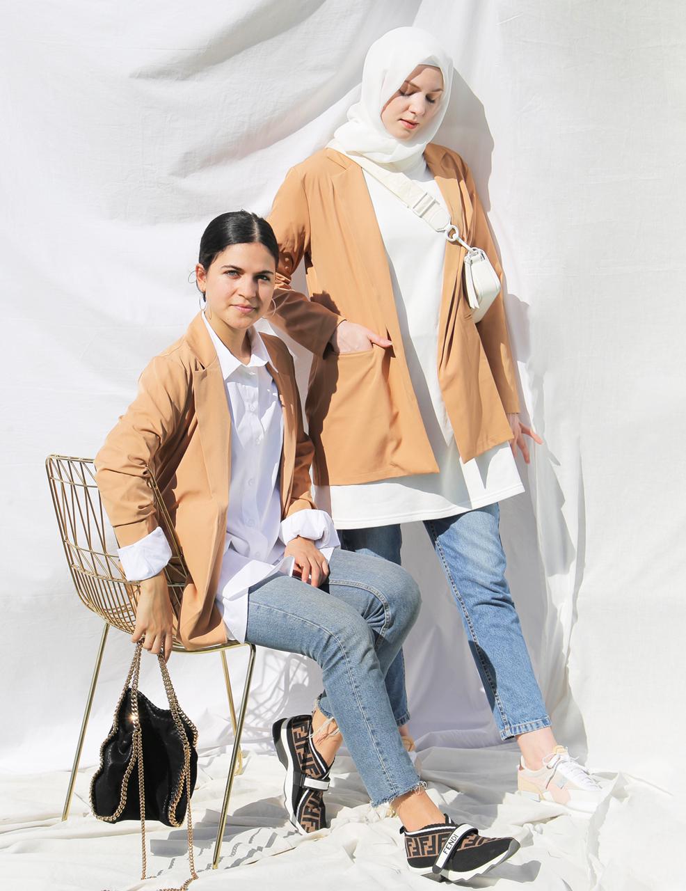 Camel blazer