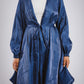 Mia silk kimono in blue