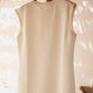 Edge cut top in white