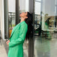 Rosa blazer in royal green