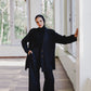 Linea blazer set in black