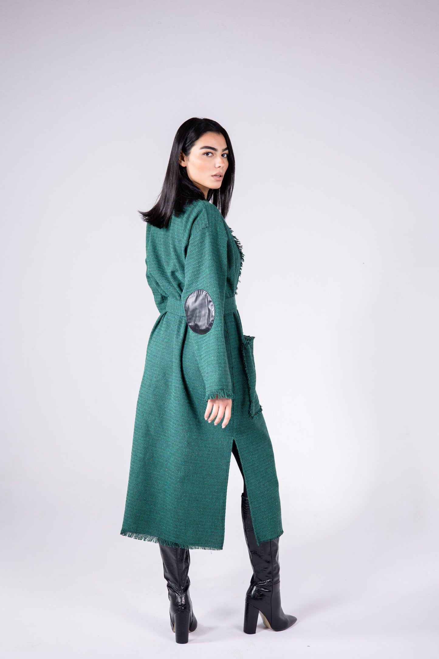 The eve manteau in green