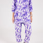 Purple tye-dye set
