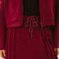 Tracksuit in maroon