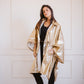 Waterproof coat in champagne