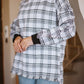Tweed top in white