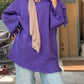 Fringe top in purple