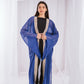 Dotted kaftan in blue