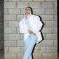The furry jacket in white